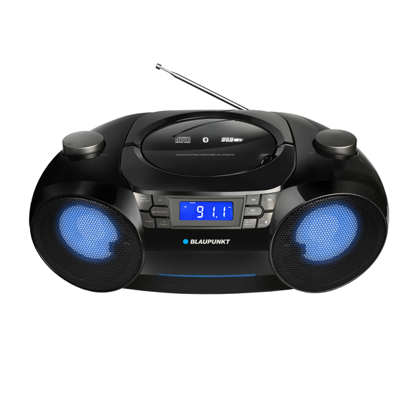 Blaupunkt BB31LED Rádió és USB Boombox - Fekete