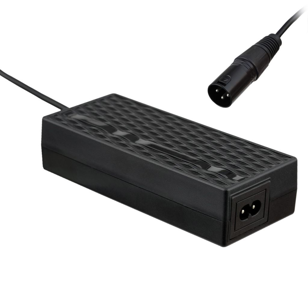 Akyga elektromos kerékpár töltő 42V / 2A 84W Cannon XLR (AK-EV-03) (AK-EV-03)