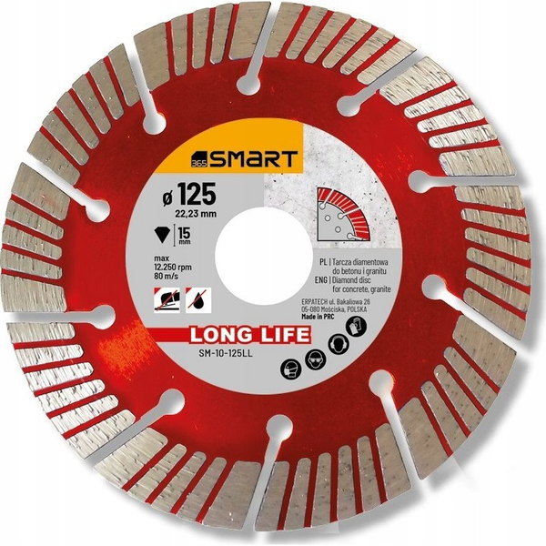 Smart Long Life Diamond Blade 125mm (10-125LL)
