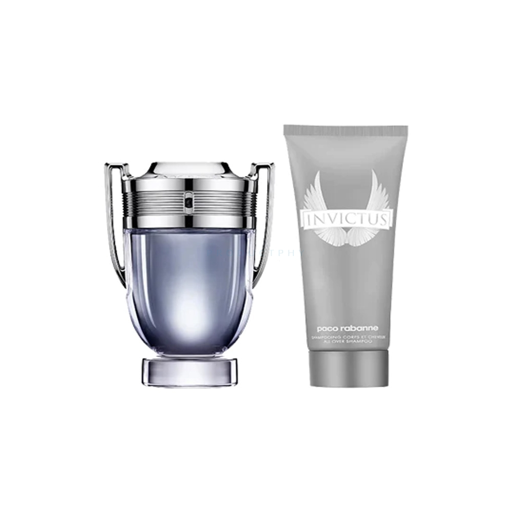 Paco Rabanne Invictus EDT 100ml + tusfürdő 100ml ajándékcsomag Uraknak (3349668580958)