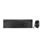 CHERRY DW 9500 SLIM billentyűzet Egér mellékelve RF vezeték nélküli + Bluetooth QWERTZ Német Fekete, Szürke