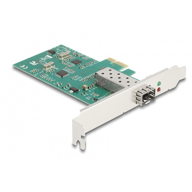 Delock PCI Express x1 Kártya - 1 x SFP bővítőhely 100Base-FX (88216) (88216)
