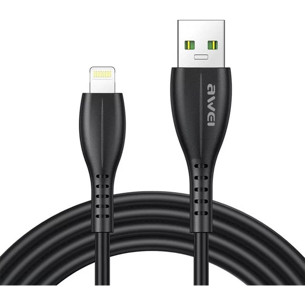 Kábel AWEI CL-115L USB na Lightning čierny