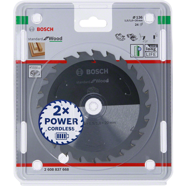 Bosch 2 608 837 668 körfűrészlap 13,6 cm 1 db