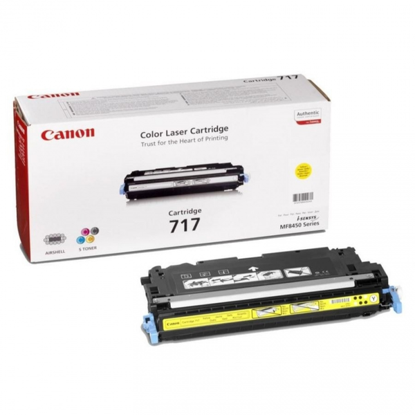 Canon 717Y tonercartridge Origineel Geel