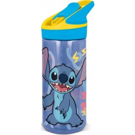 Stitch Szívószálas Tritán Kulacs - 620 ml