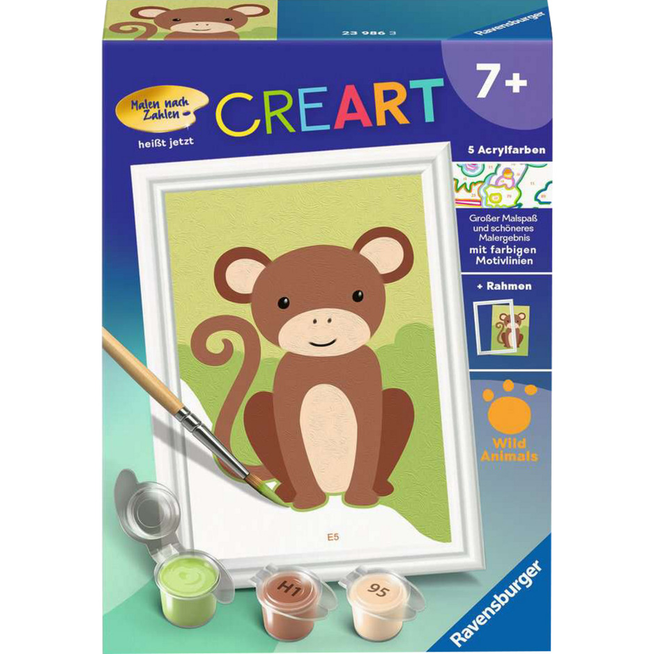 Ravensburger CreArt Kifestő készlet - Kismajom