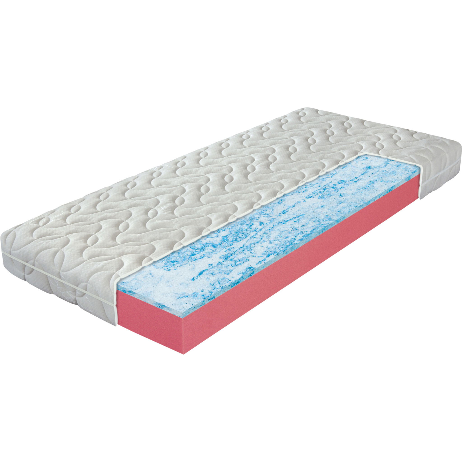 Pala Airgel Stone Antialergic, kemény, nagyobb teherbírással 150 kg-ig, 80 × 200 cm (8586028210109)