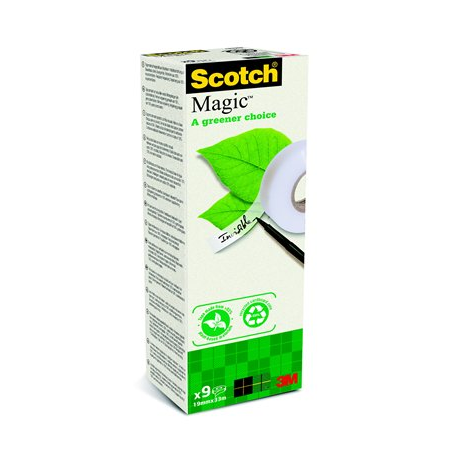 3M Scotch 19mm x 33m környezetbarát ragasztószalag (9db)