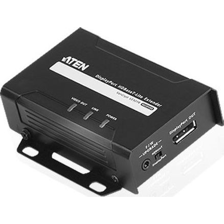 ATEN VE901R-AT-G audio/video extender AV-receiver Zwart