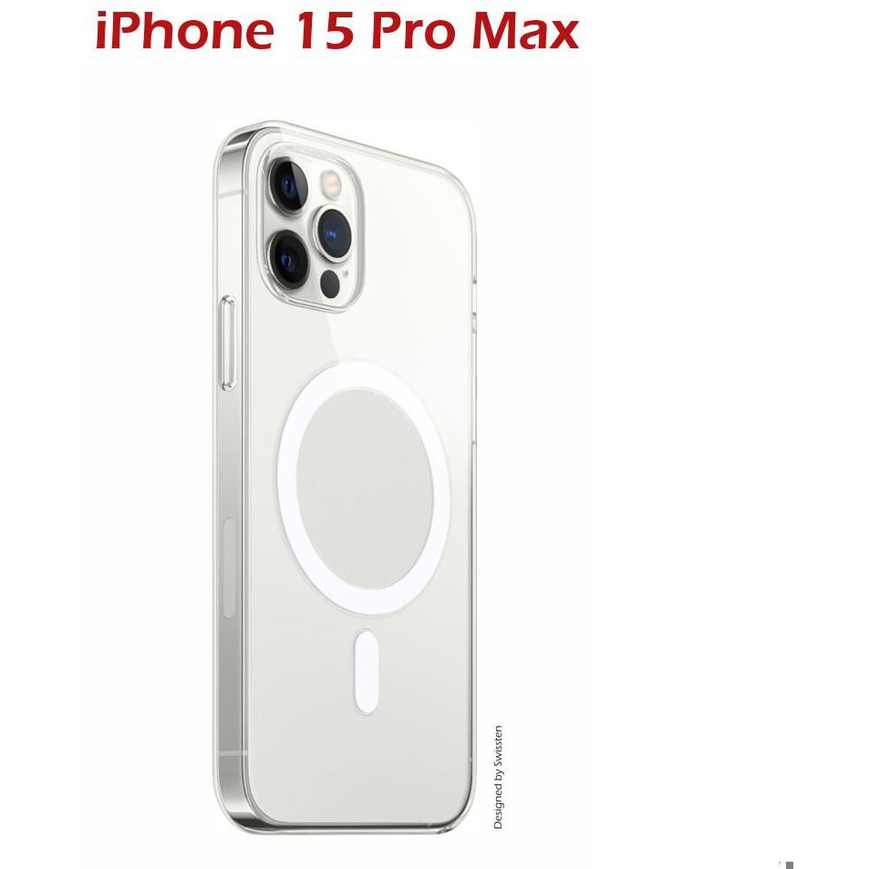 Swissten Clear Jelly MagStick Apple iPhone 15 Ultra átlátszó tok (33001721)