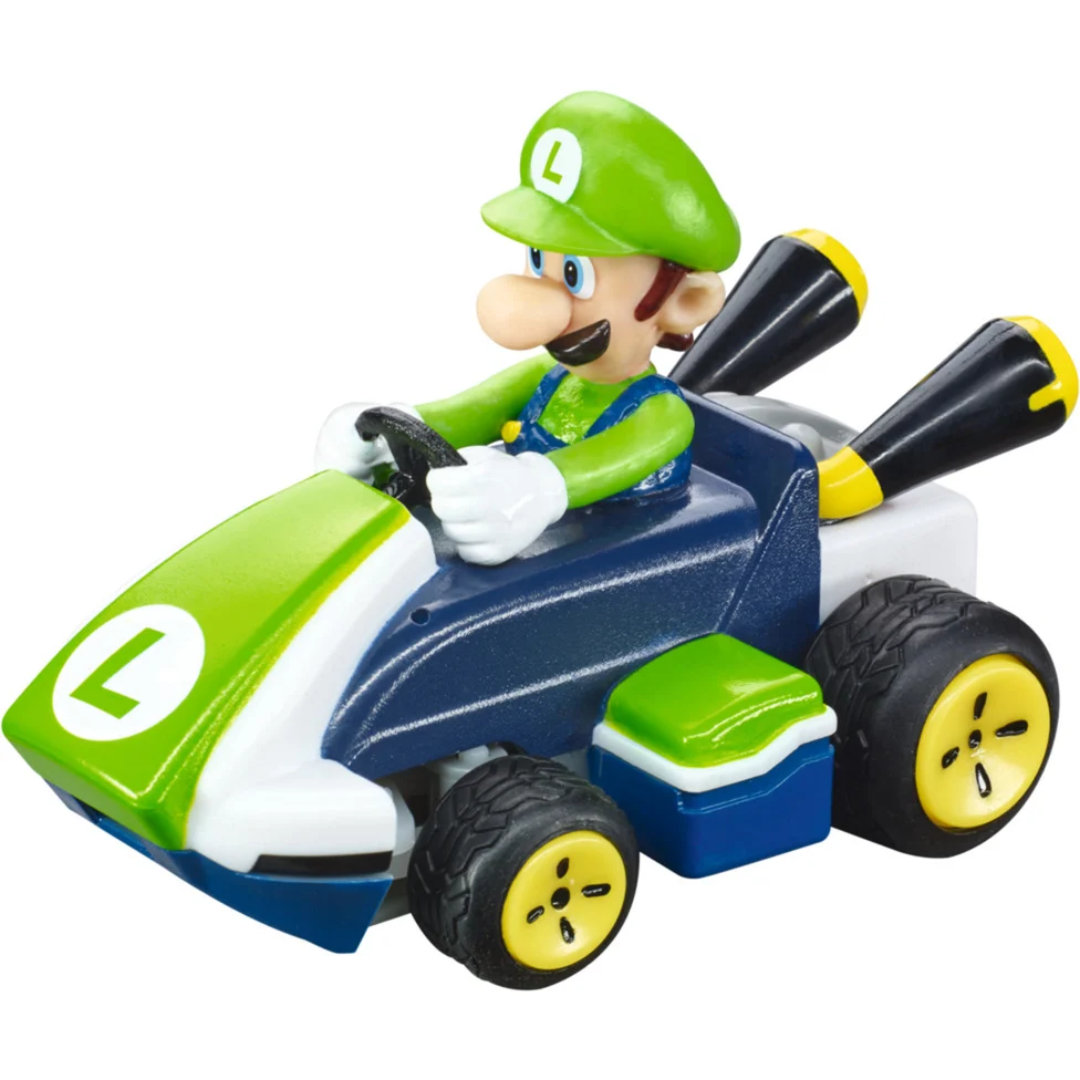 Carrera 2,4GHz Mario Kart Mini RC Távirányítós autó figurával - Luigi (370430033)