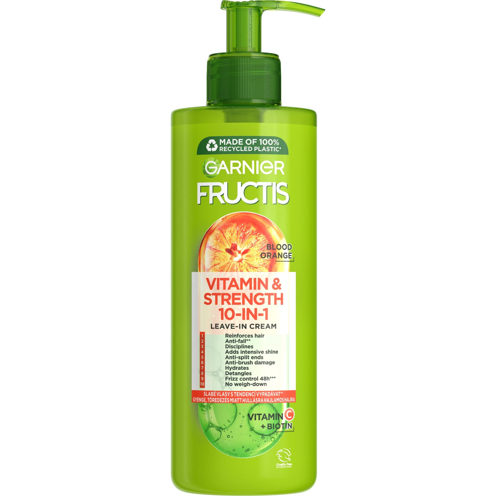 GARNIER Fructis Vitamin & Strength Hajerősítő 10in1 400 ml (3600542430722)
