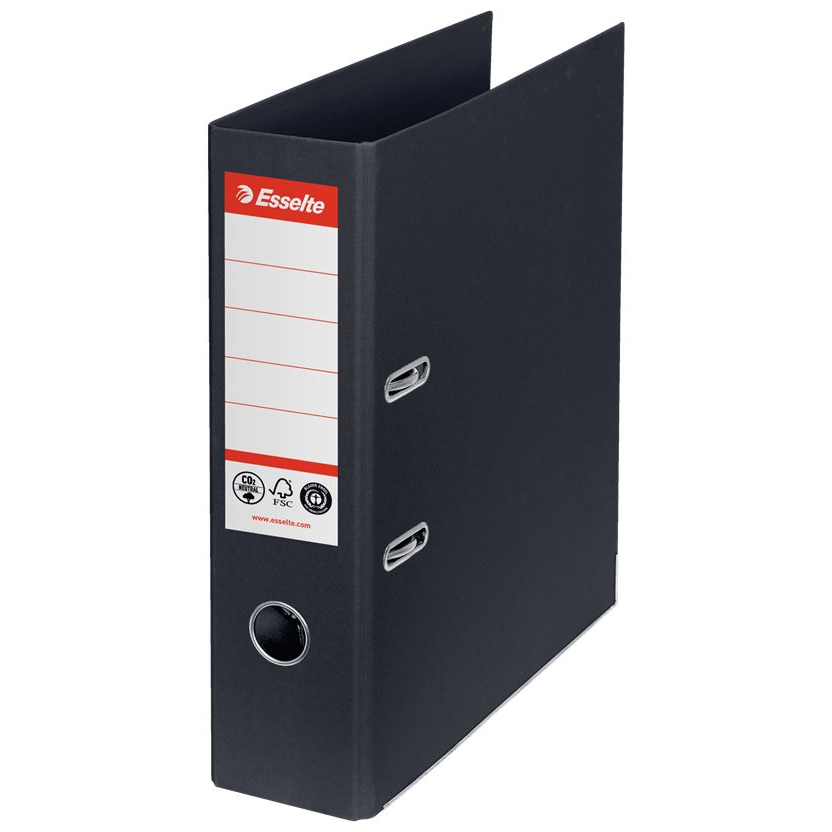 Esselte No.1 környezetbarát iratrendező fekete (627569) (ess627569)