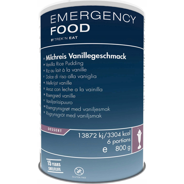 Trek'n Eat Emergency Food Mléčná rýže s příchutí vanilky 800 g 