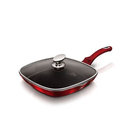 Berlinger Haus Metallic Burgundy Line kollekció grill serpenyő 28cm (BH/1613N) (BH/1613N)