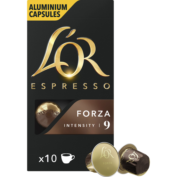Douwe Egberts L`OR Espresso Forza kávékapszula 10db
