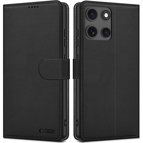 TECH-PROTECT WALLET MOTOROLA MOTO G15 / G15 POWER MATTE BLACK