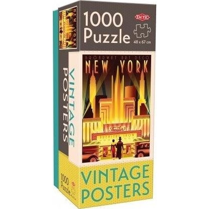 Tactic Vintage New York 1000 pcs Kirakós játék 1000 db Város (417440)