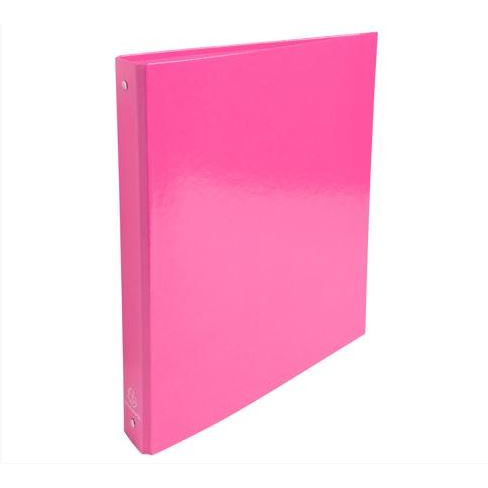 Exacompta Iderama 4 gyűrűs gyűrűskönyv, 40mm gerincvastagság, A4 rózsaszín (519296E) (519296E)