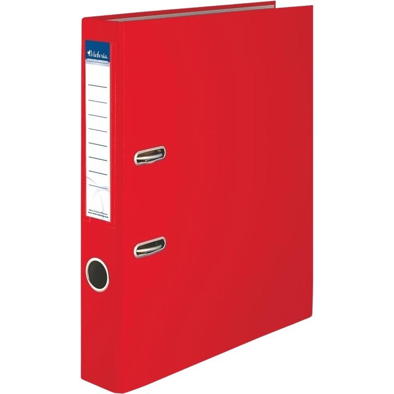 Victoria Basic iratrendező 50mm gerincvastagság, A4 piros (IDI50PN) (IDI50PN)