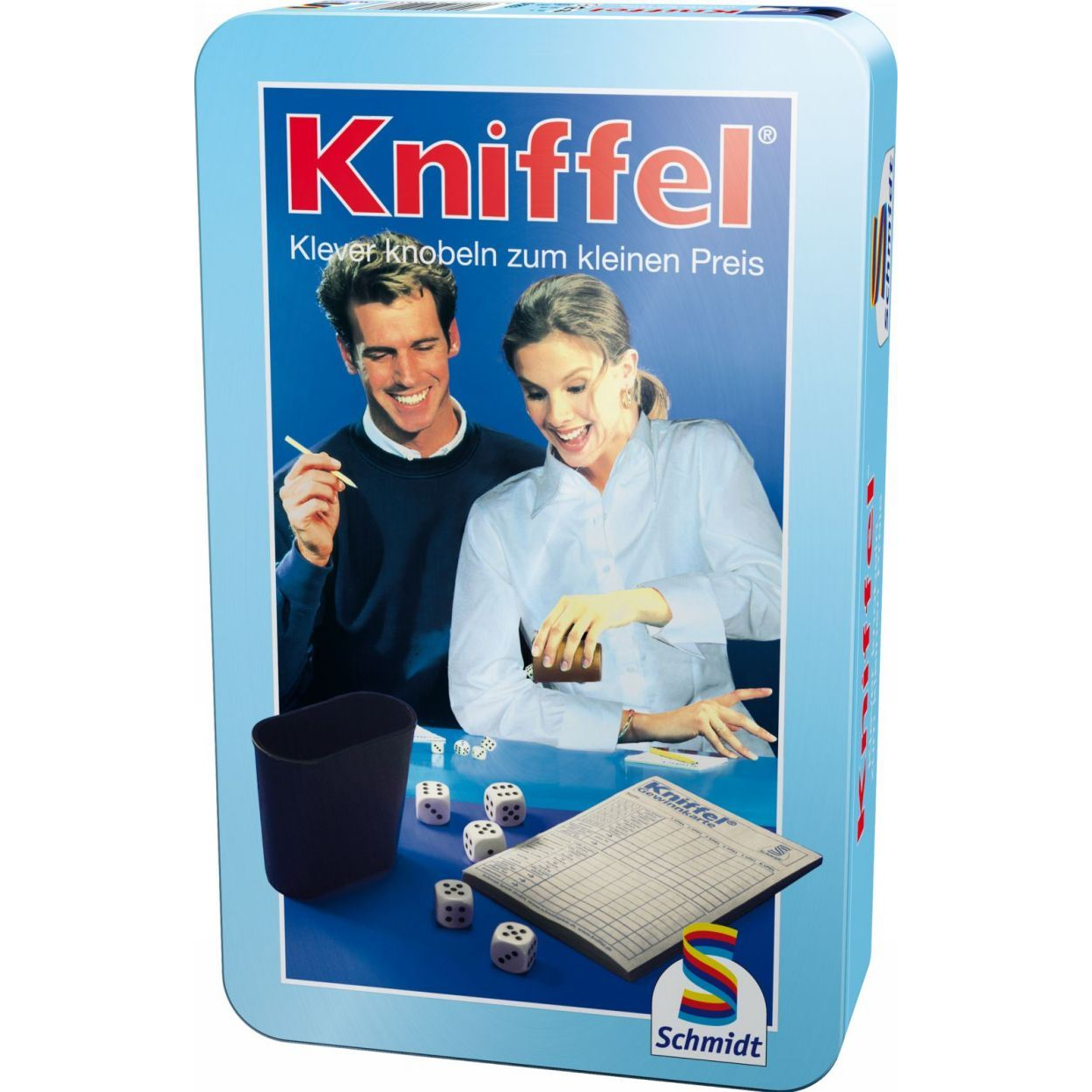 Schmidt Spiele kockapóker fémdobozban (4001504512033) (4001504512033)