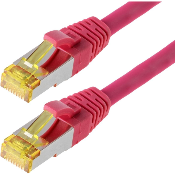 Telegärtner Patchkabel, S/FTP, PiMF, Cat 6A (ISO/IEC), fioletowy, 2,0 m (L00001A0194)