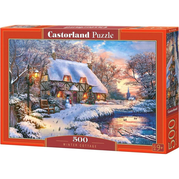 Castorland Winter Cottage 500 pcs Puslespil 500 stk Landskab