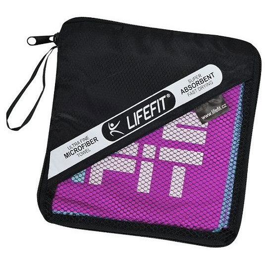 Lifefit törölköző, méret: 35 x 70 cm, lila színű (4891223122367)