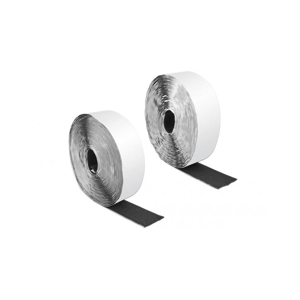 Delock Velcro 19094 Tépőzáras kábel kötegelő/kábelrendező 10m - Fekete