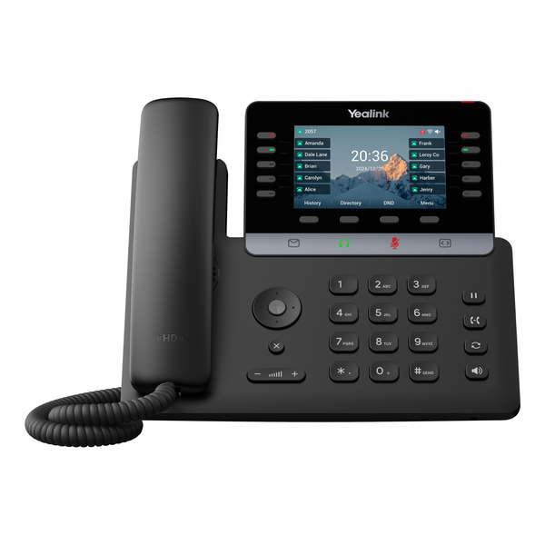 Yealink T74W telefono IP Nero LCD Wi-Fi