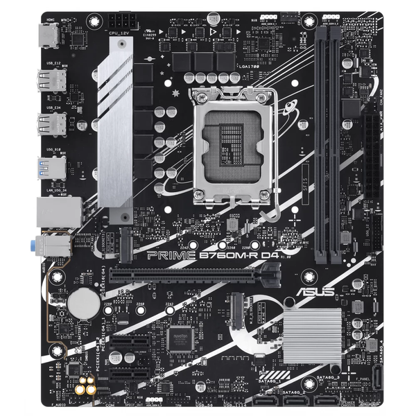 ASUS PRIME B760M-R D4 Intel B760 LGA 1700 Micro ATX