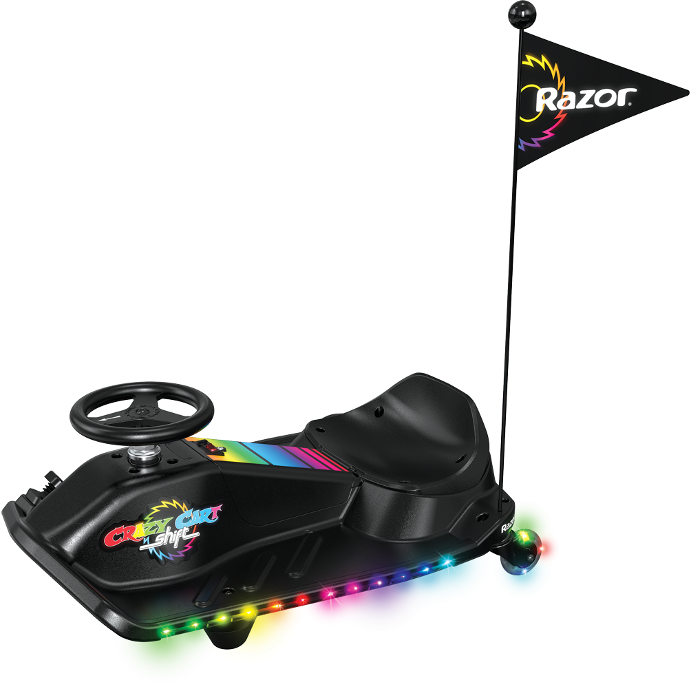 Razor Crazy Cart Shift Lightshow Gokart - Fekete (20173805)