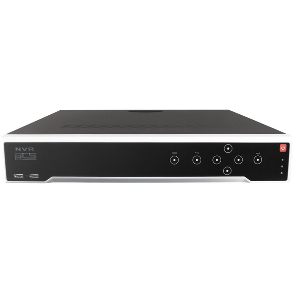 BCS BCS-V-NVR3204-A-8K 32-csatornás IP rögzítő 32MP 4 merevlemez támogatással és HDMI 8K/4K kimenettel