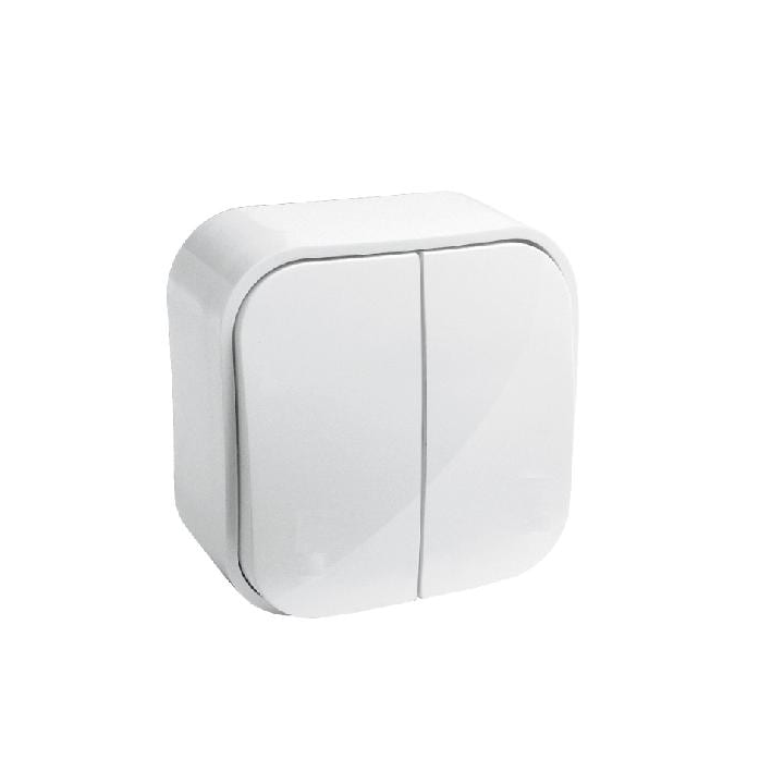 Legrand 782402 Forix Beltéri kettős falon kívüli villanykapcsoló (782402)