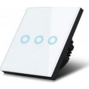 Maclean MCE705W Érintőkapcsoló, Üveg, Fehér (MCE705)