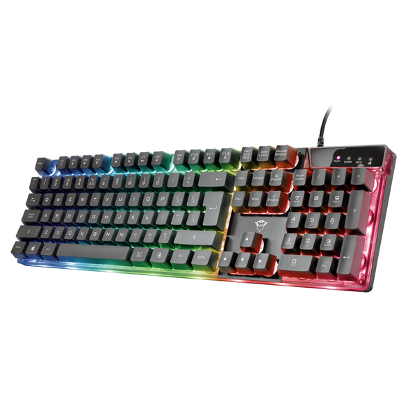 Trust GXT 835 Azor tastaturi Gaming USB QWERTY Englez Negru