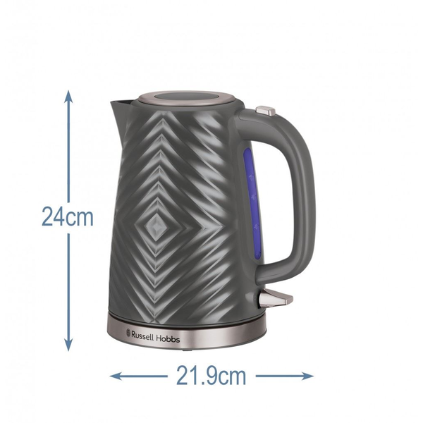 Russell Hobbs Groove 1,7L сив електрически чайник 2400W