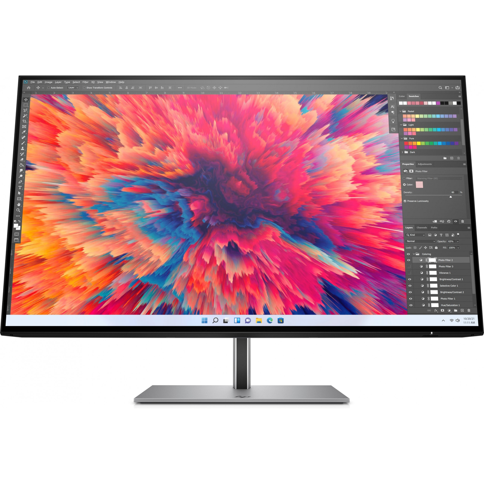 HP Z24q G3 23,8" QHD IPS Monitor Ezüst (4Q8N4AA#ABB)