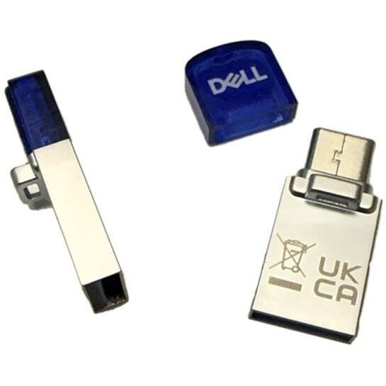 USB флаш памет Dell AD564595 128 GB, синьо-сребриста