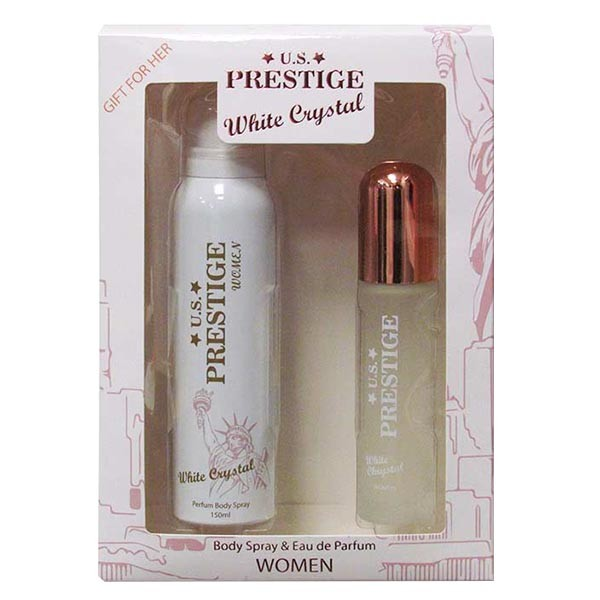 U.S. Prestige Black &amp; White Parfüm Díszdoboz Hölgyeknek