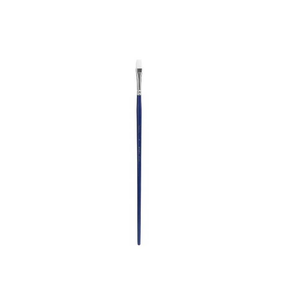 Deli Finenolo 282-4 Lapos sörtés ecset 4mm - Kék (DEC282-4)