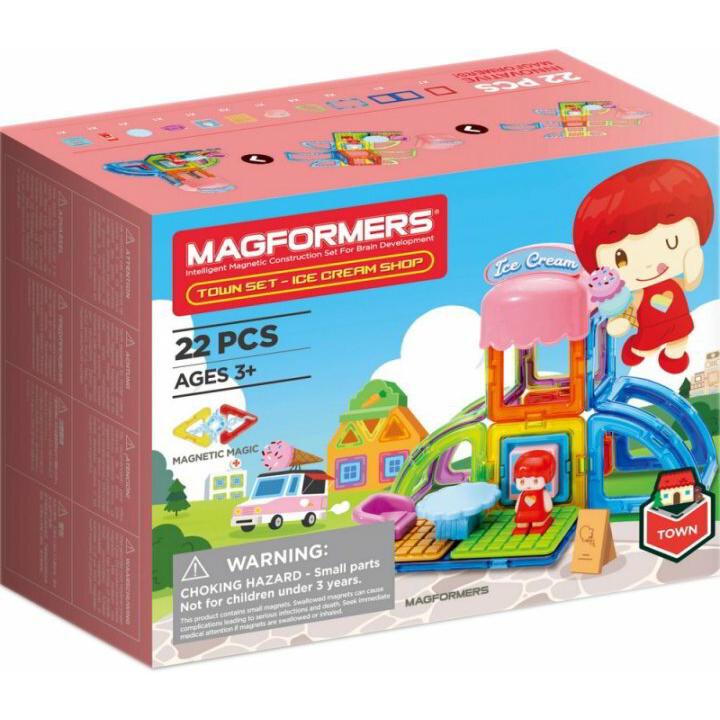 Magformers Fagyizó 22 darabos mágneses építő készlet (005-717008)