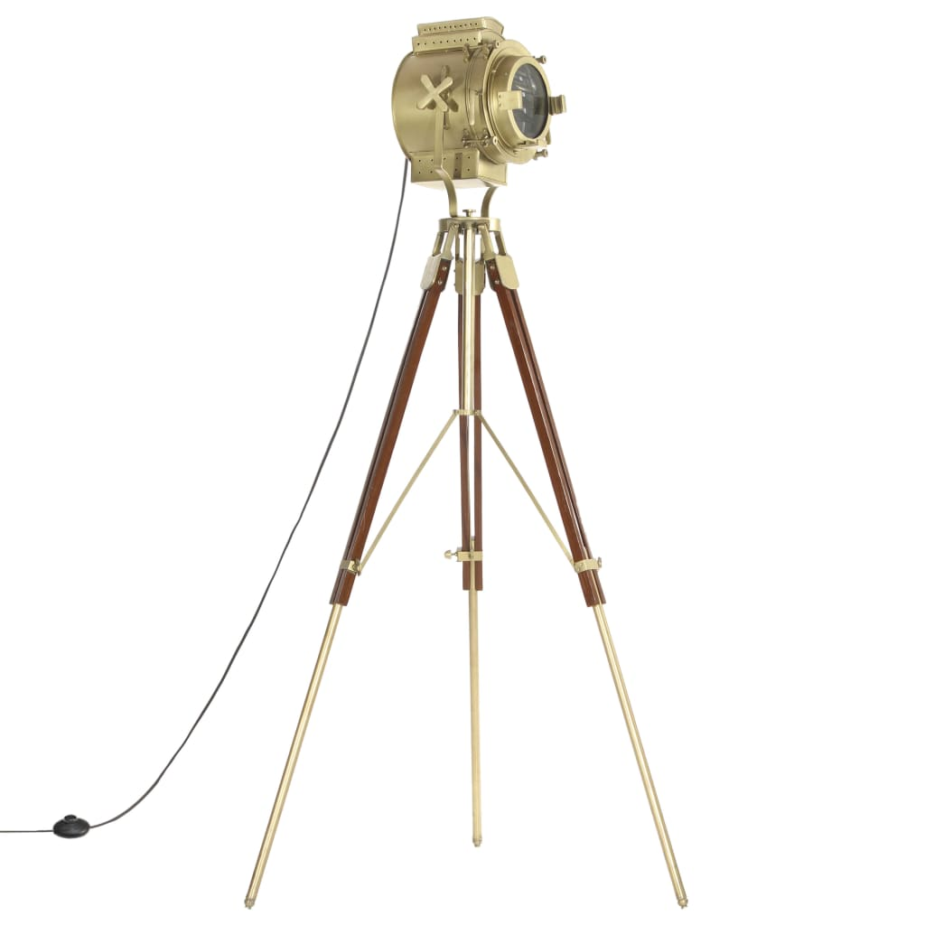 háromlábú tömör mangófa állólámpa 193 cm (286204)