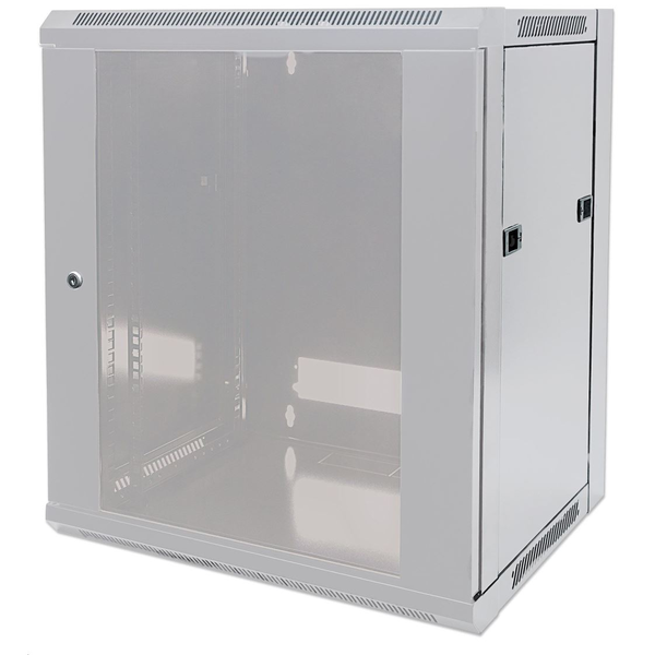 Intellinet 711944 шкаф за монтиране на апаратура 15U Поставка монтирана в стена Сив