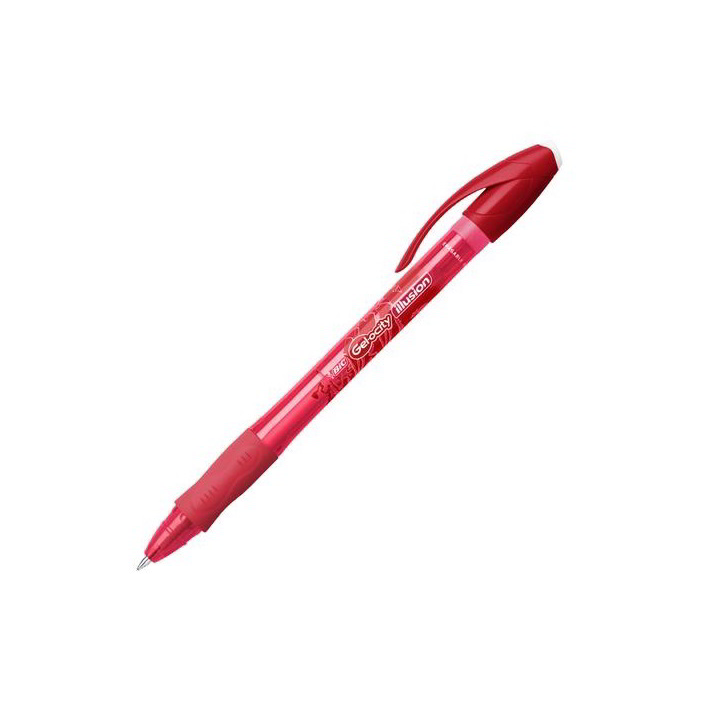 BIC Gel-ocity Illusion Kupakos rollertoll - 0.35mm / Piros (943442)