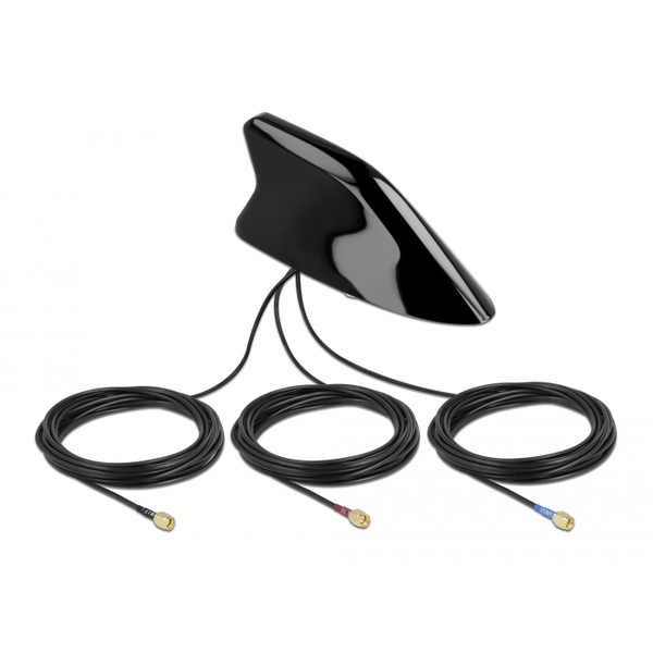 Delock Shark Fin Antenne mit LTE + WLAN + GNSS Multiband