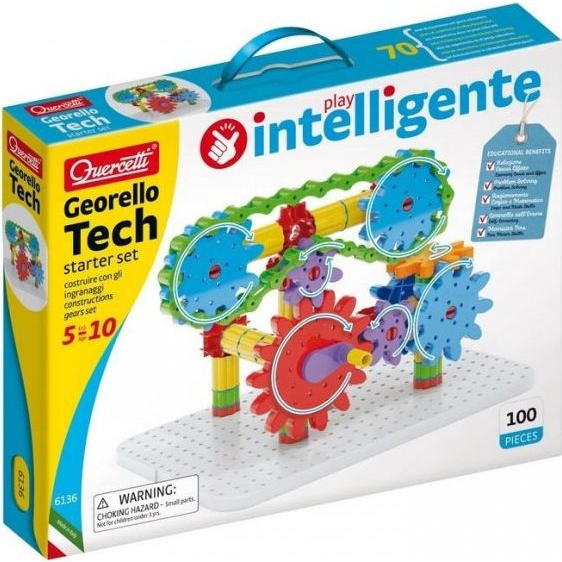Quercetti Georello Tech építő játék kezdő készlet 100db-os (8007905061367) (040-6136)