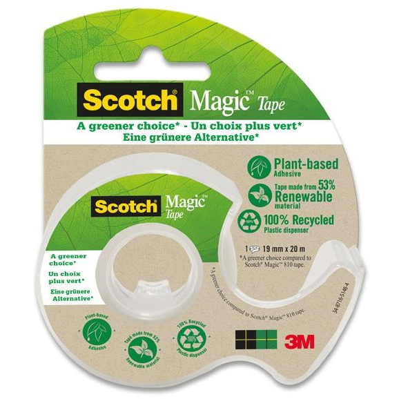 3M Scotch Magic 900, 19 mm x 20 m, újrahasznosított edénnyel együtt (51141982458)