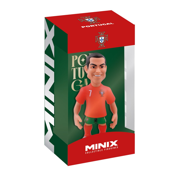 Figurina colectionabila, Cristiano Ronaldo, Minix, multicolor